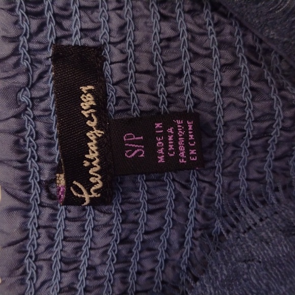 NEW Vintage 2008 Forever 21 French Blue Silk Slip Dress size Small - Picture 15 of 15